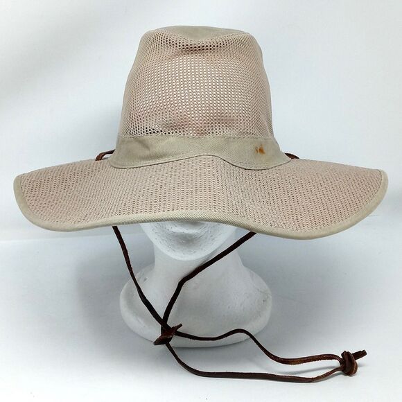 Duluth Trading Bucket Hat Size LARGE Boonie Sun Vented Chin Strap Hike Hunt Fish - Picture 2 of 9